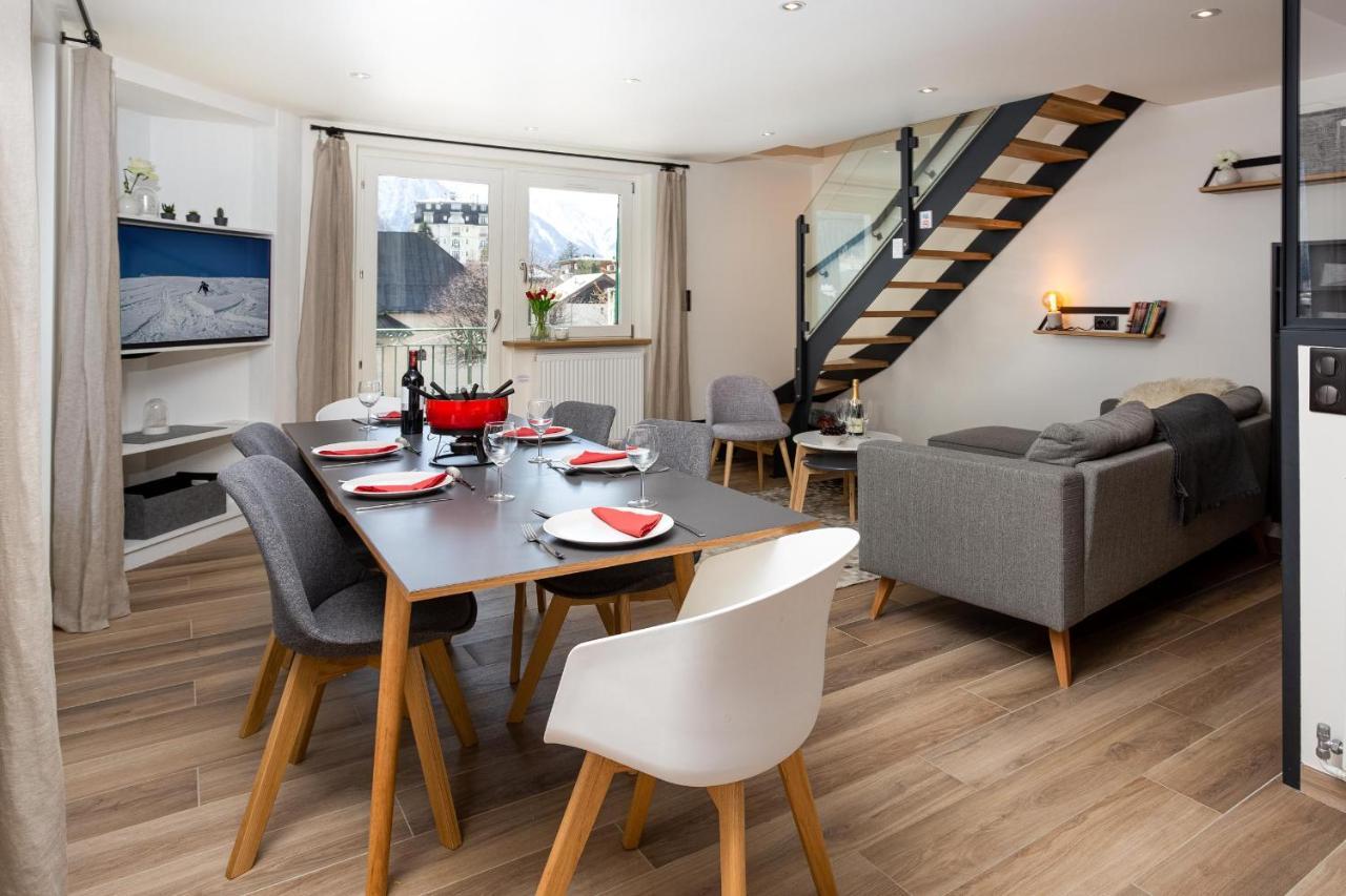 Le Panoramic Mont Blanc Apartment - Chamonix All Year Eksteriør billede