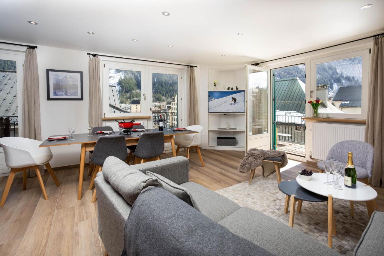 Le Panoramic Mont Blanc Apartment - Chamonix All Year Eksteriør billede
